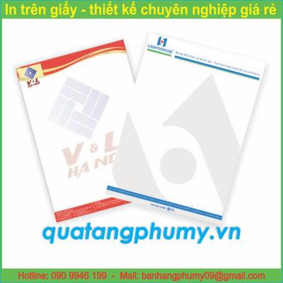 Mẫu in Giấy tiêu đề TD8