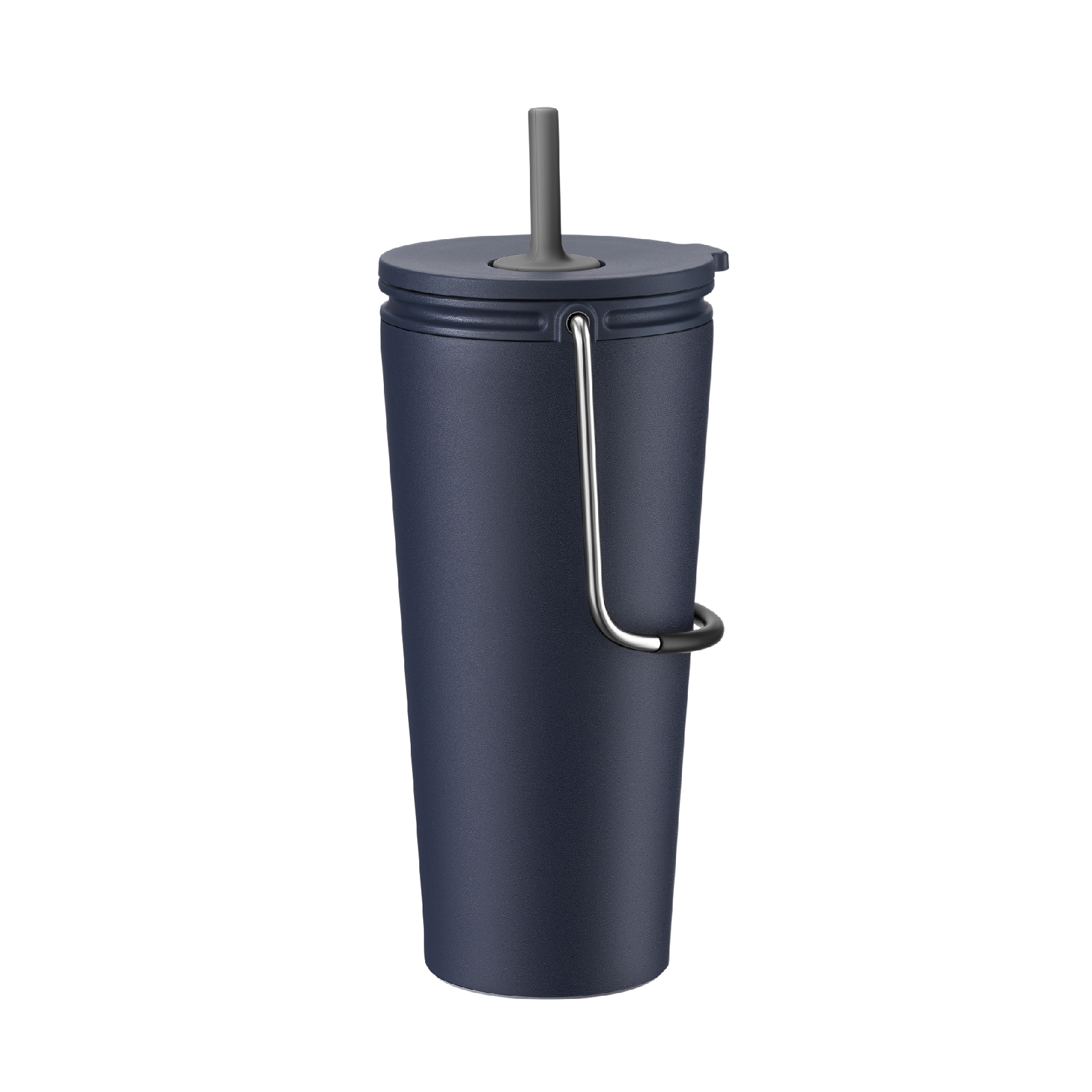 LHC4268NVY – Bình giữ nhiệt có ống hút LocknLock Bucket Tumbler with Straw – Màu xanh navy