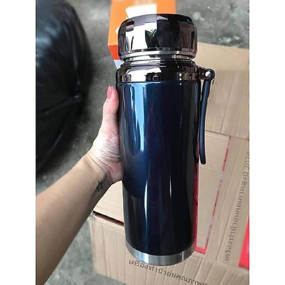 Bình giữ nhiệt 1500ml lõi inox 304 không gỉ nắp titan sang trọng