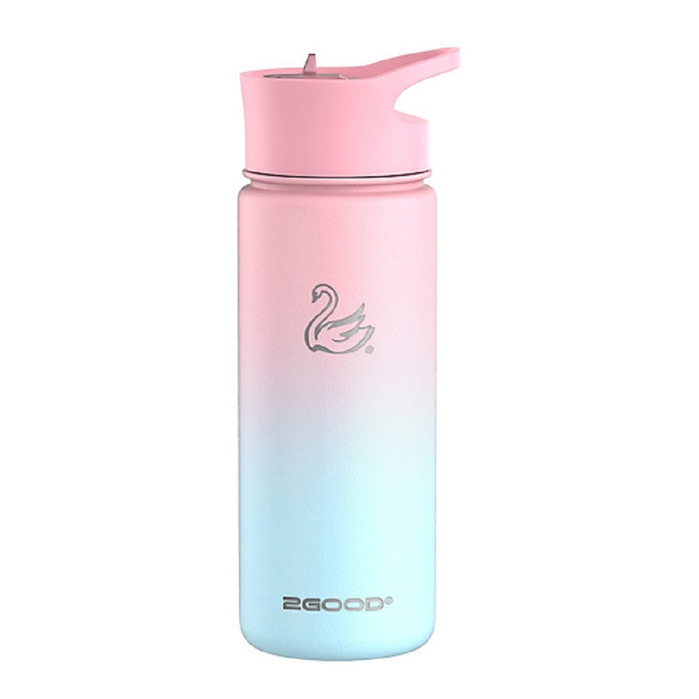 Bình giữ nhiệt 2good flask wide mouth 532ml màu hồng