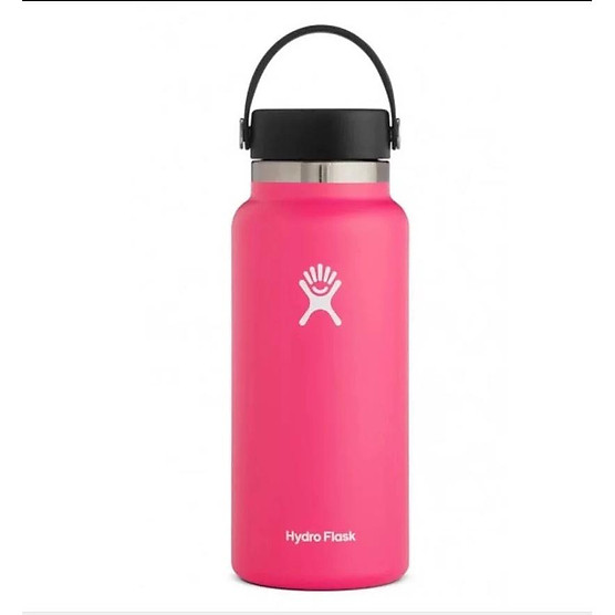 Bình giữ nhiệt chân không miệng rộng vỏ rơm hydro flask, bình cách nhiệt thép không gỉ