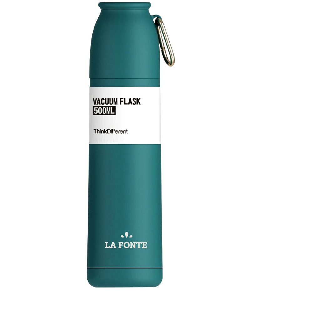 Bình Giữ Nhiệt La Fonte 500ml Màu Xanh - 006590-Blu