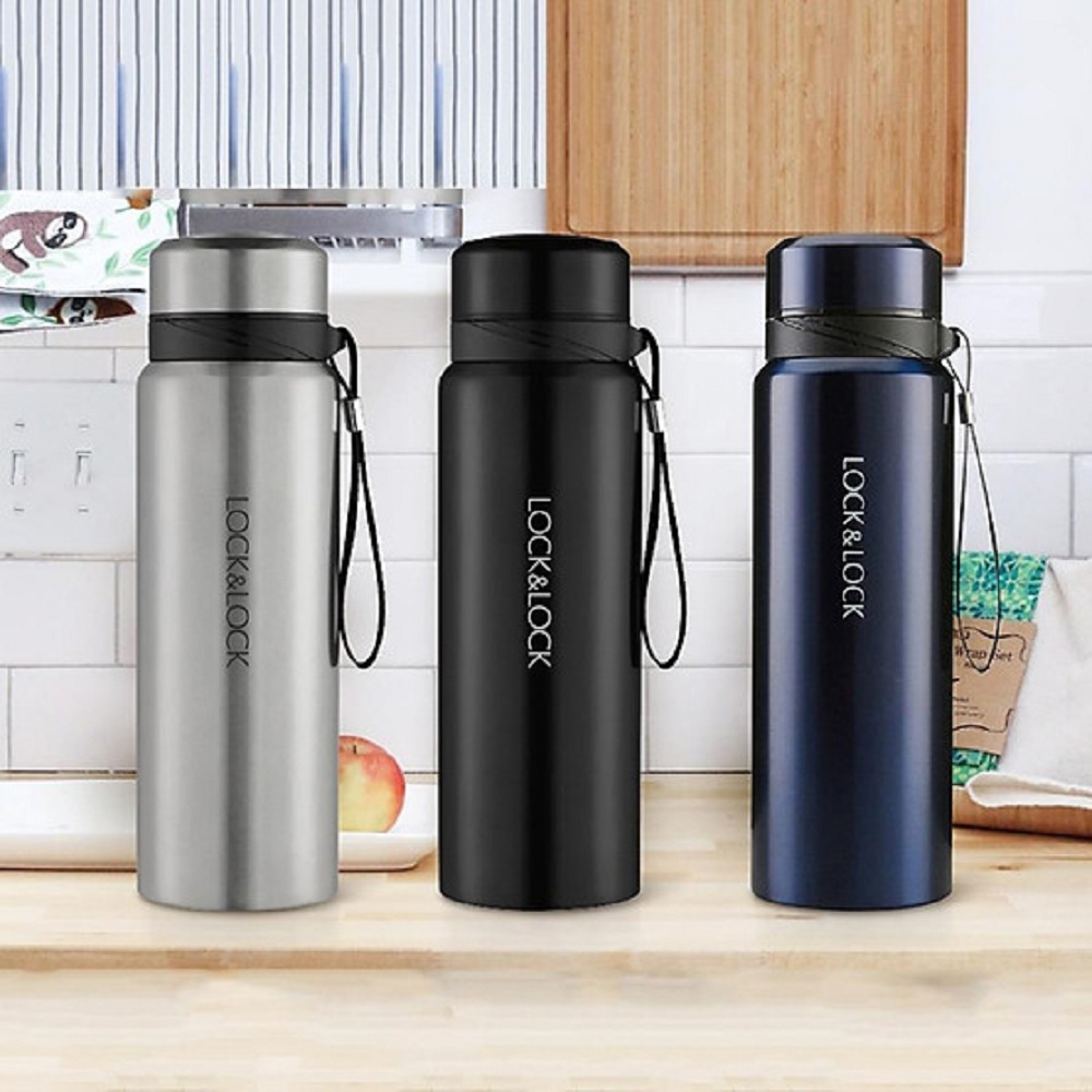 Bình giữ nhiệt 800ml lock&lock vacuum bottle lhc6180