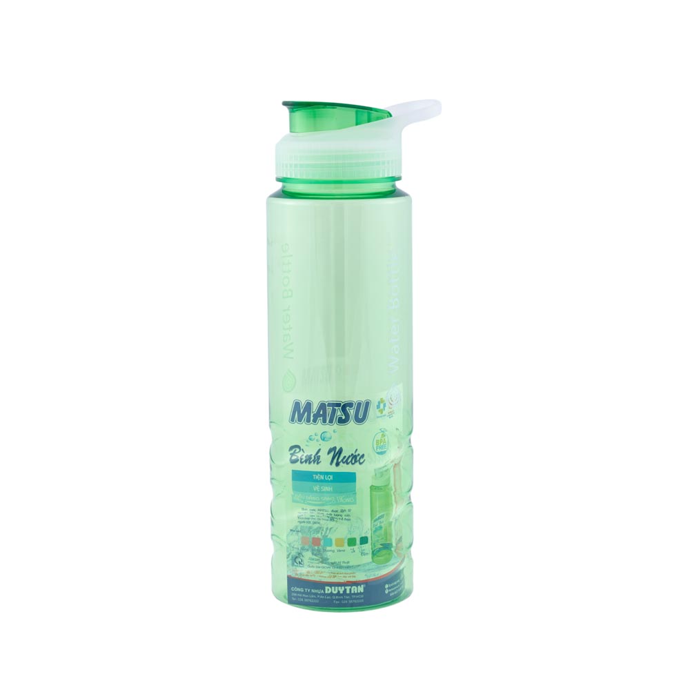 Bình nước 1000ml màu xanh lá