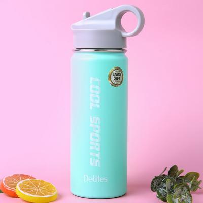 Bình giữ nhiệt inox 530 ml delites y1 màu xanh ngọc