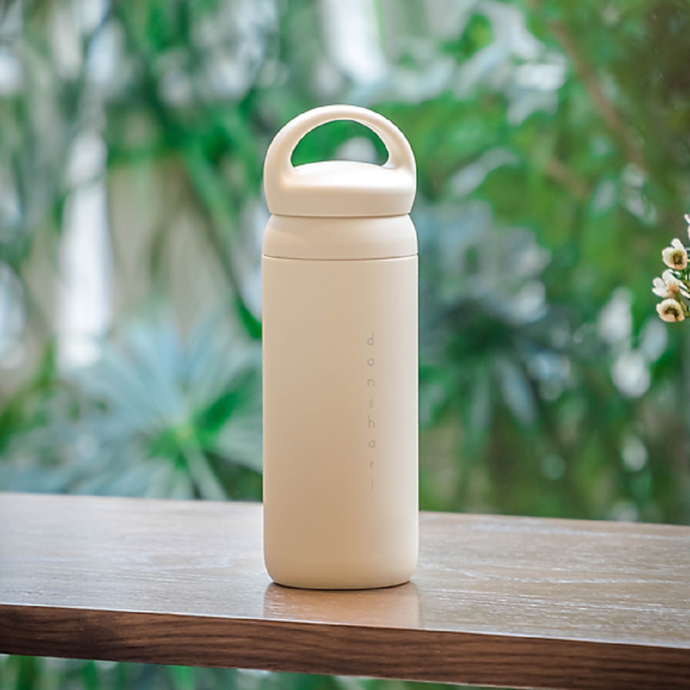 Bình giữ nhiệt kinto day off tumbler 500ml - màu trắng